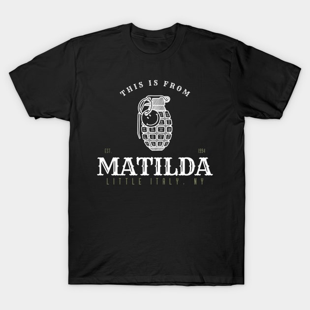 This is from Matilda T-Shirt by Popstarbowser